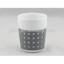 220ml tea cup with silicone band